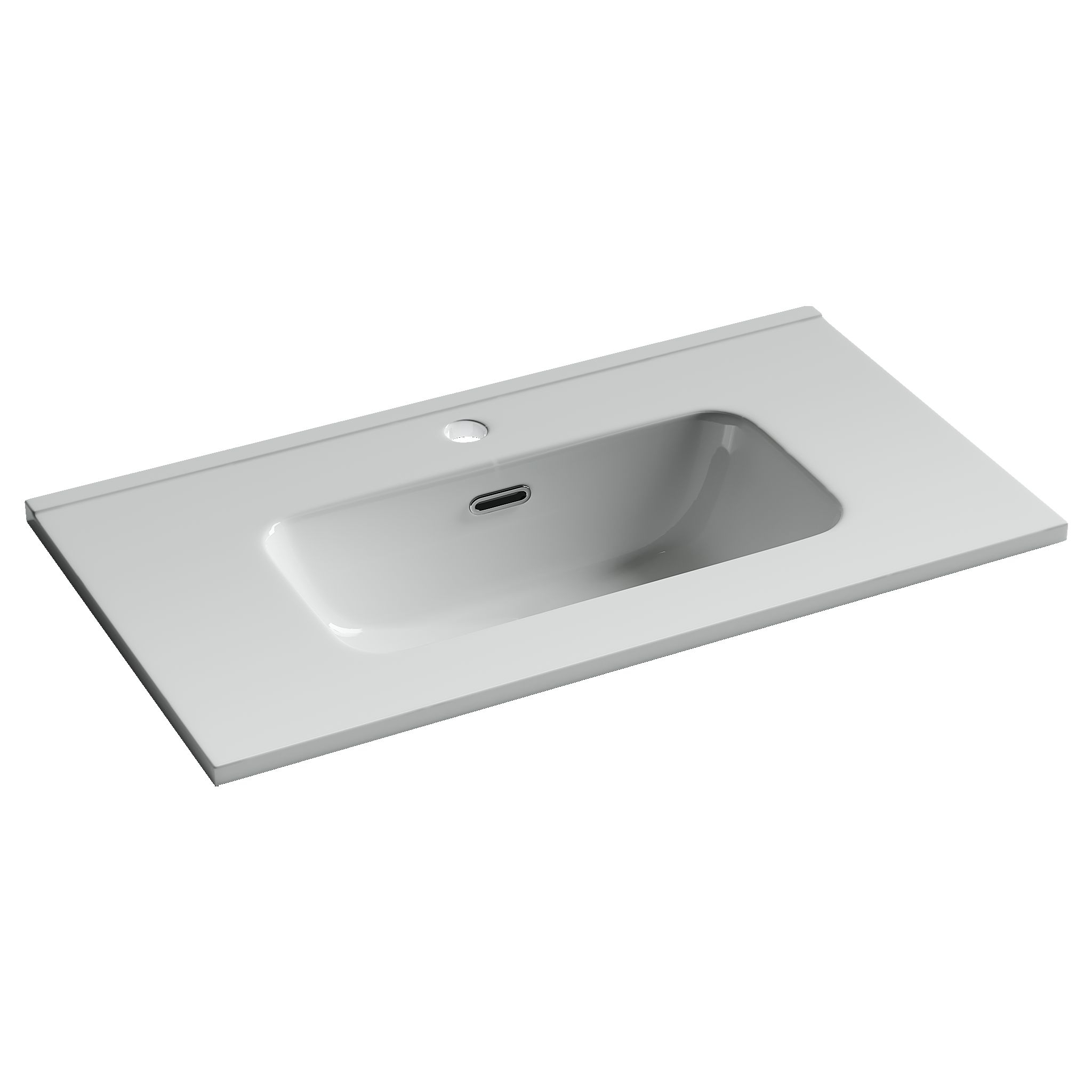 Раковина накладная Ceramicanova Compact 710x395x170, белый, CN7029