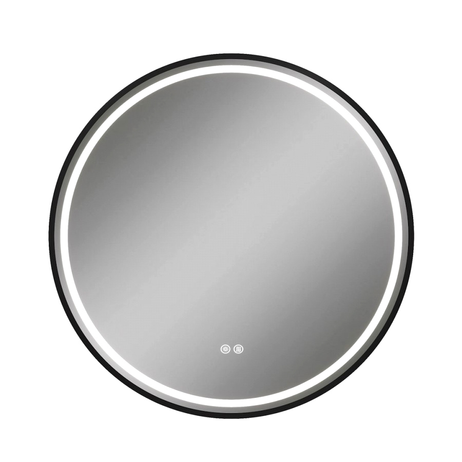 Зеркало круглое Teymi Lina Supernova T20122 D60 LED сенсор, антипар, черное