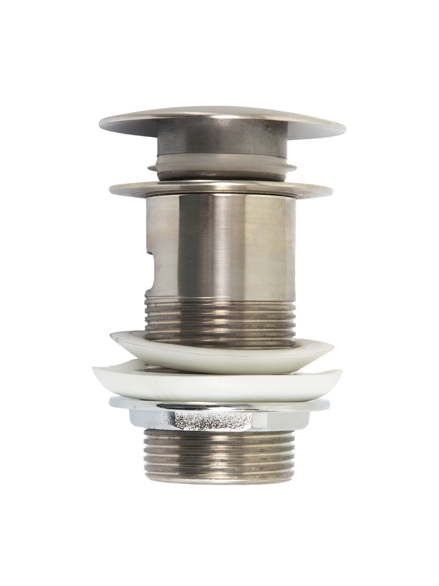 Донный клапан для раковины Cezares с переливом, сатин