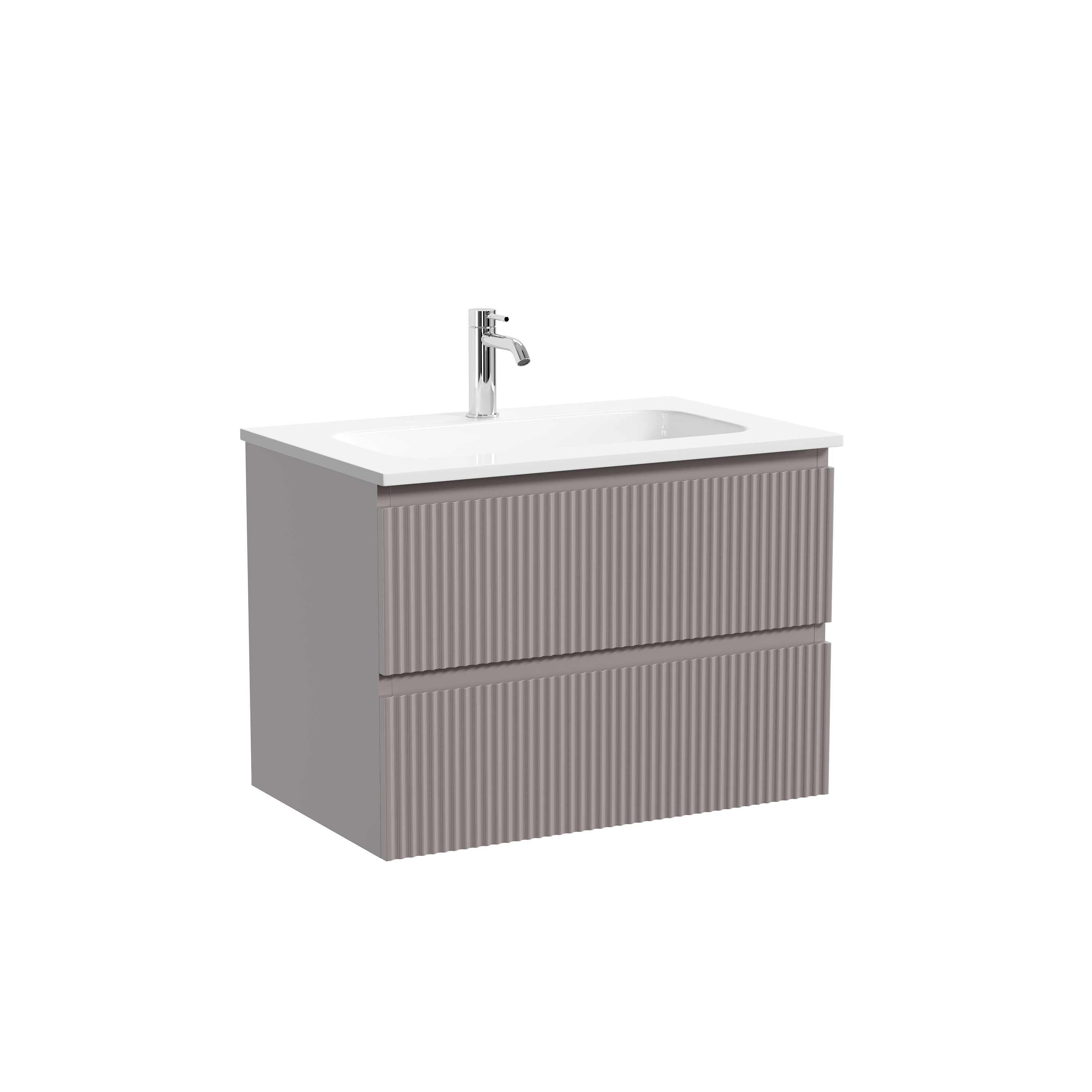 Тумба с раковиной Sancos Snob R 70 подвесная, doha soft, раковина CN7031