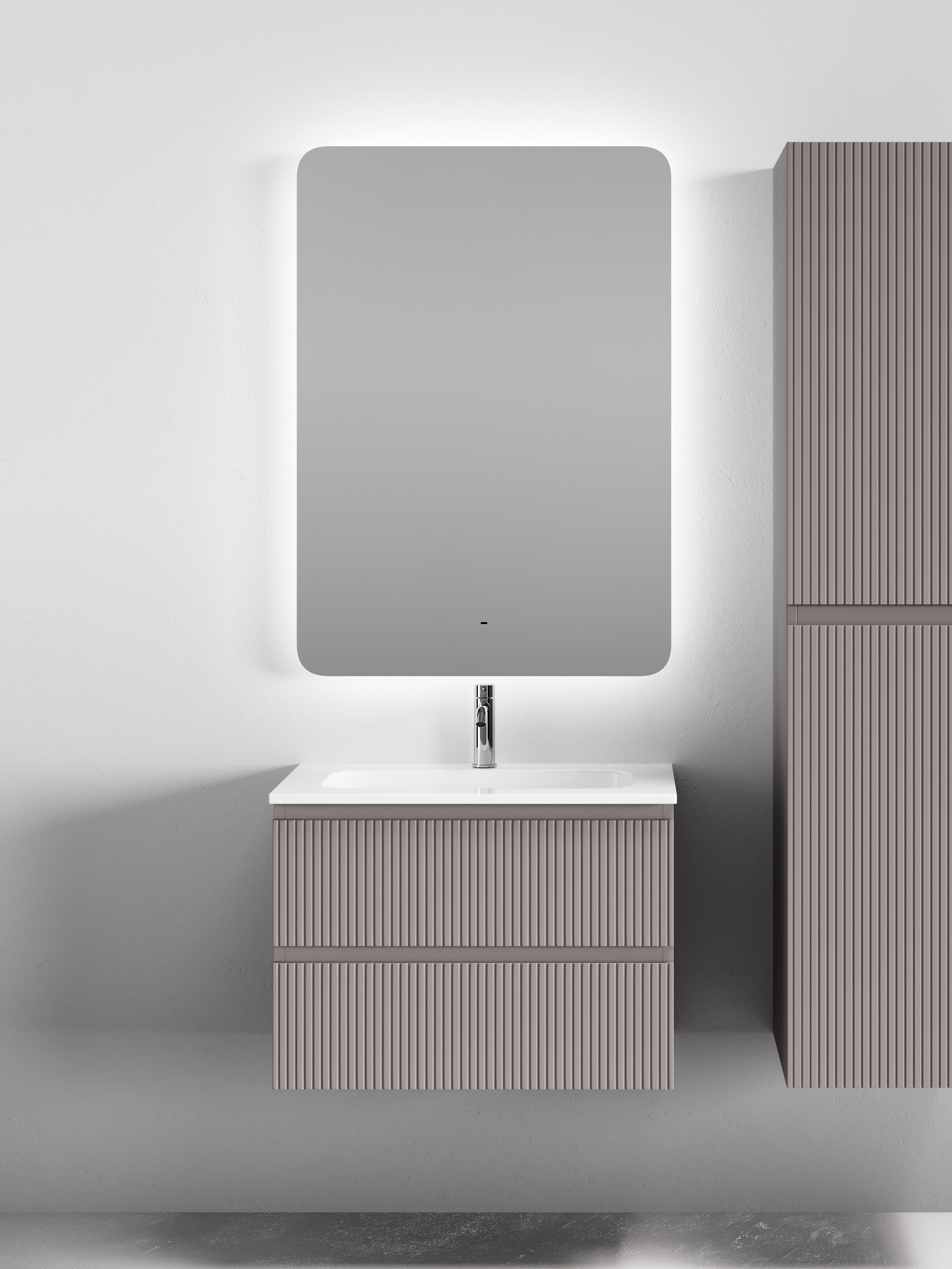 Мебель для ванной комнаты Sancos Snob T 70 подвесная, doha soft, раковина CN7031