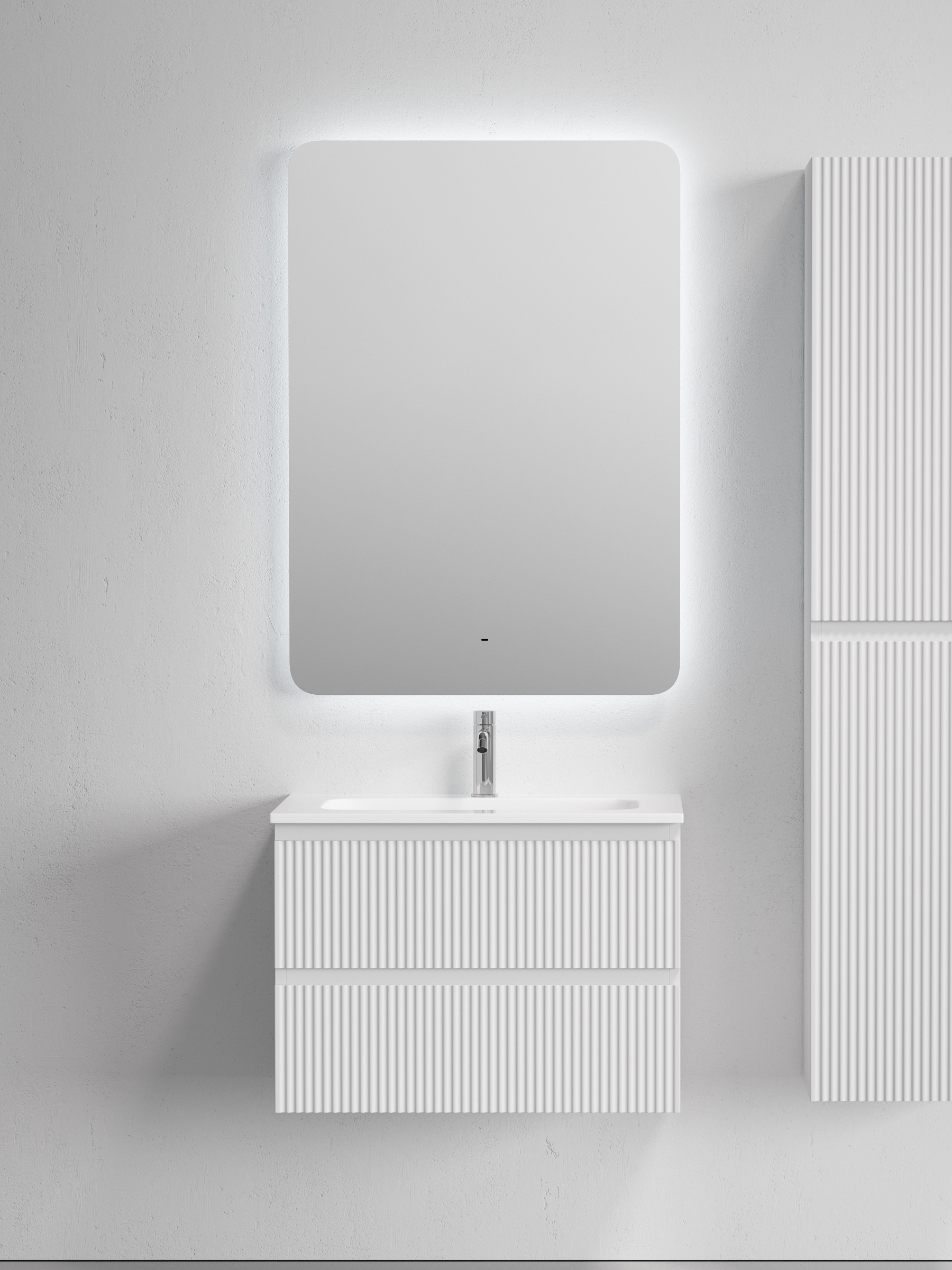 Мебель для ванной комнаты Sancos Snob R 70 подвесная, bianco, раковина CN7031