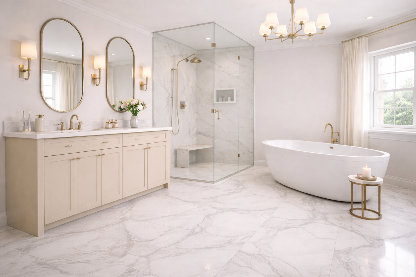 Плитка керамическая Каррара G 41,8х41,8 белый RP-183857-04