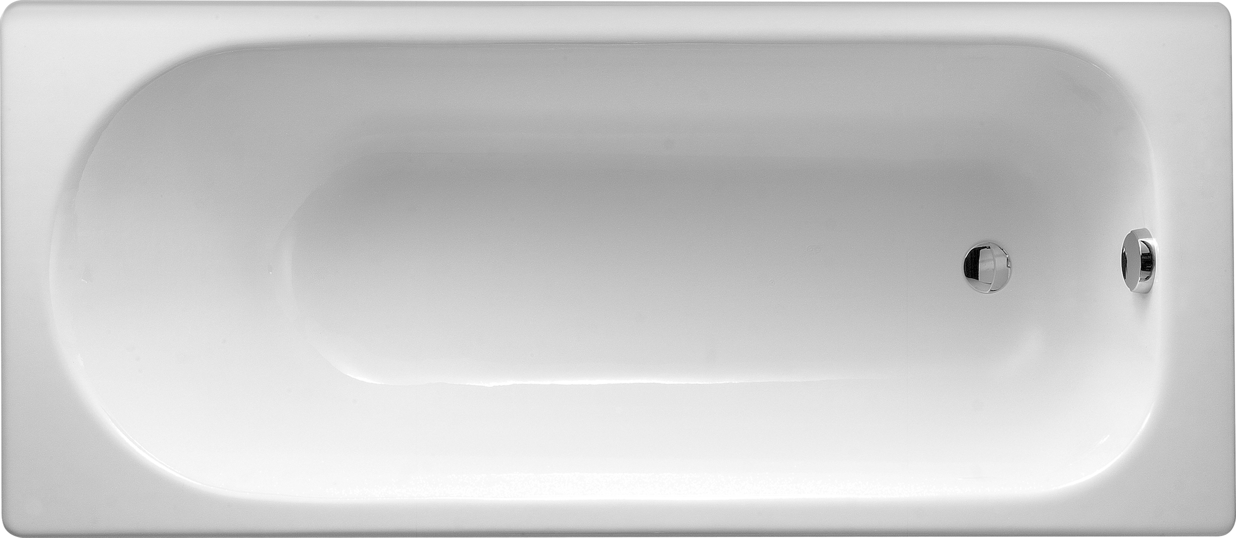 Чугунная ванна Jacob Delafon Soissons E2931-00 без опоры 160x70 см, встраиваемая, белая