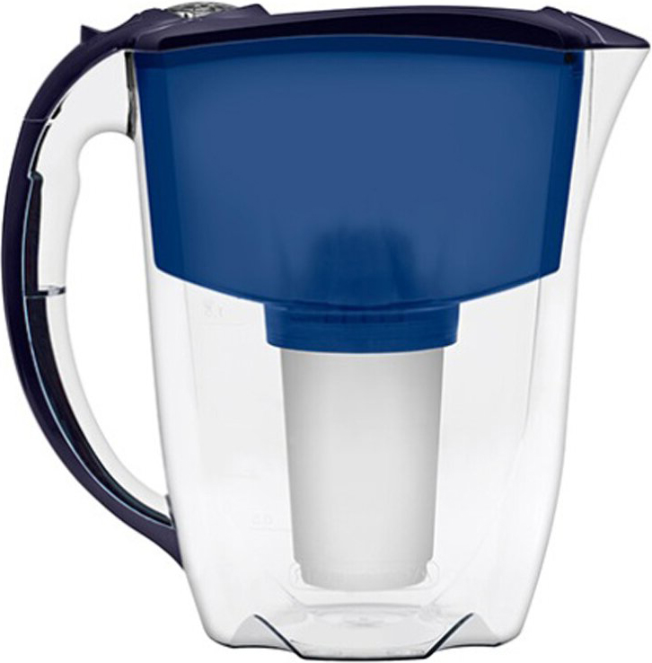 Фильтр-кувшин Аквафор Престиж 2,8 л, очистка от железа, с картриджем, синий