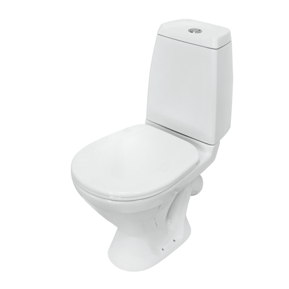 Унитаз-компакт напольный Sanita Кама комфорт глянцевый белый