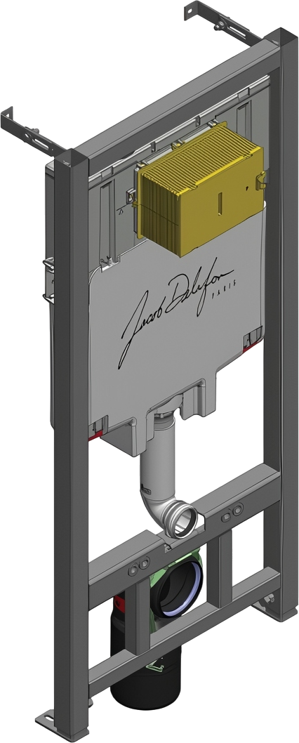 Инсталляция для унитаза Jacob Delafon E29025-NF крепление к полу и стене