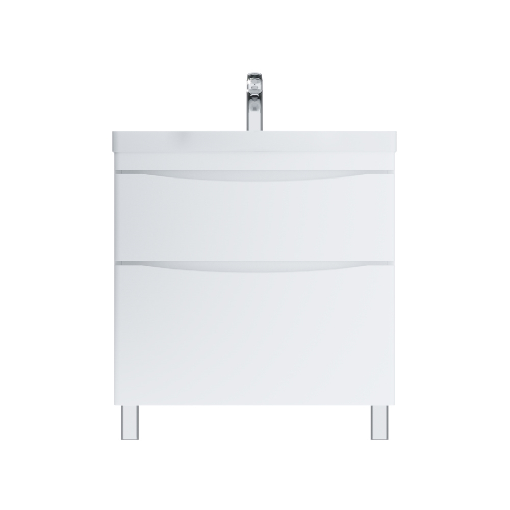 Тумба под раковину без столешницы AM.PM Like 80 напольная, белый глянец