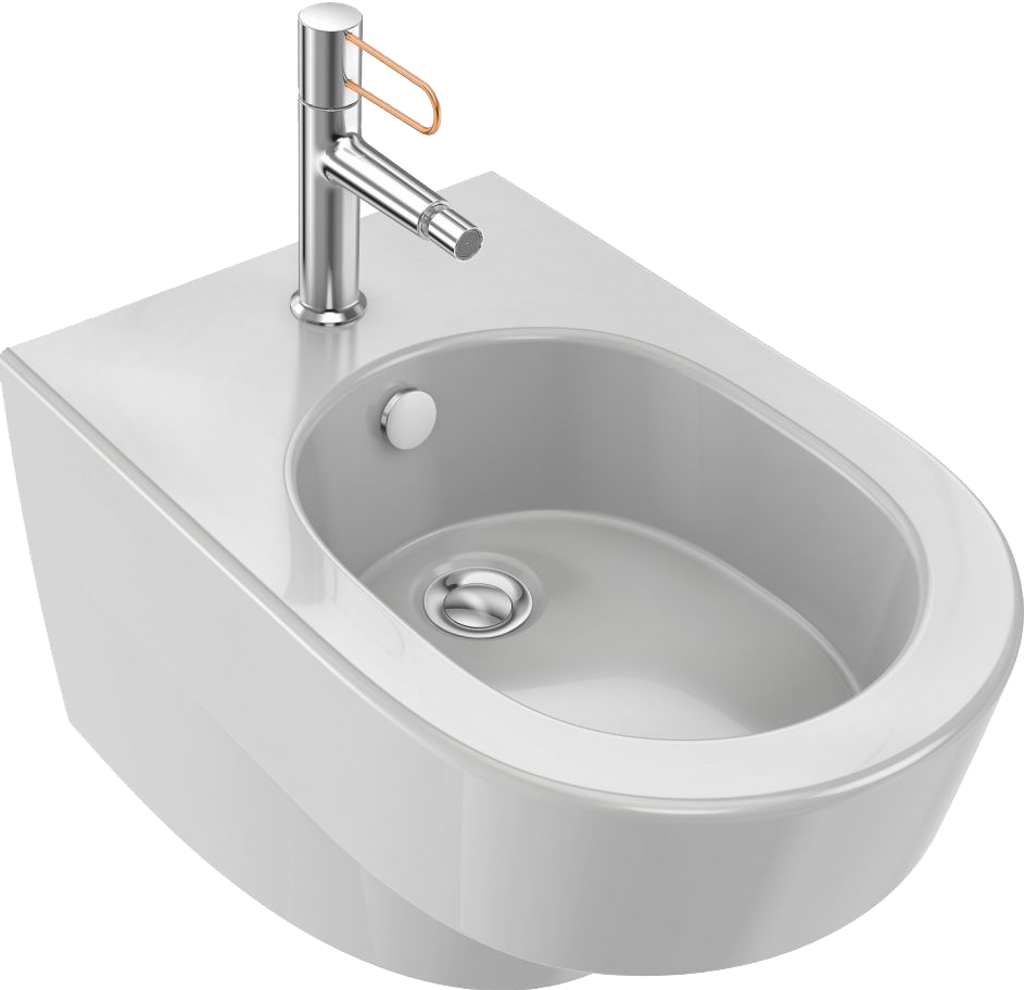 Биде подвесное Jacob Delafon Odeon Rive Gauche EMG0002-00 глянцевое белое