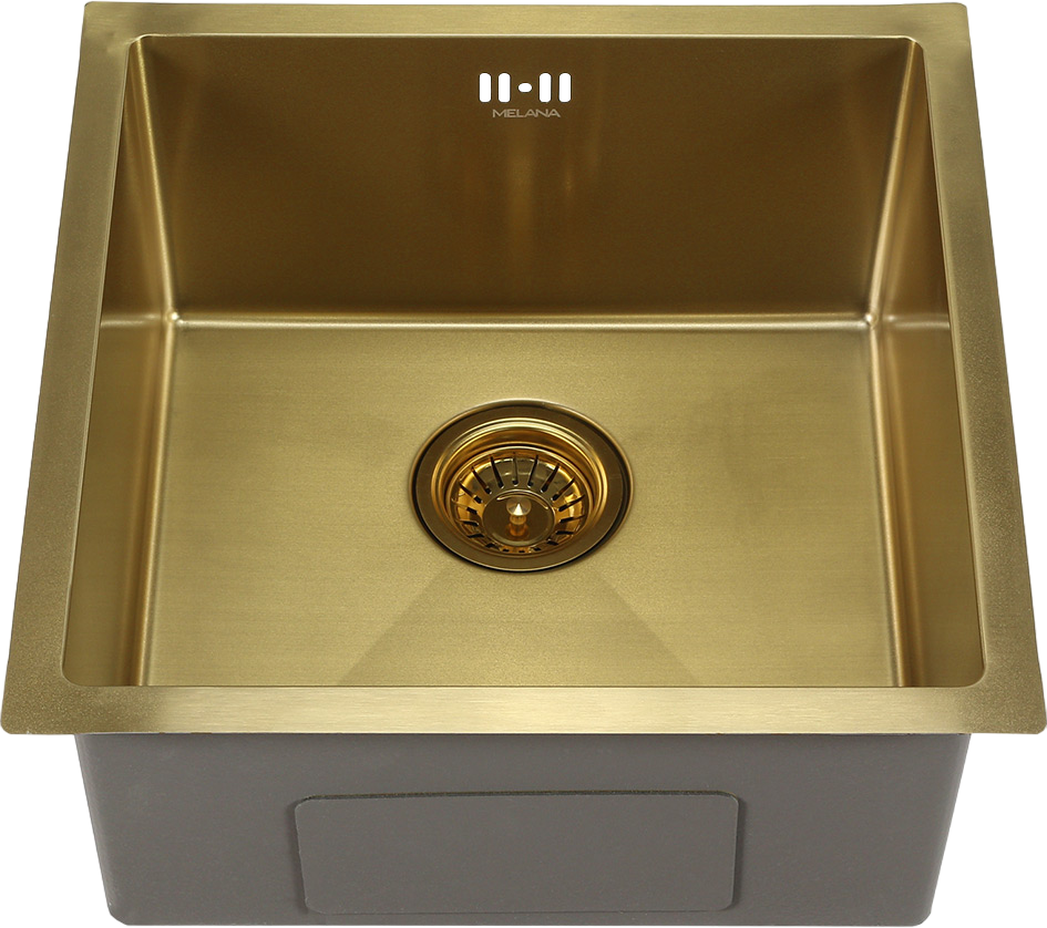Мойка кухонная Melana D4545HG золото