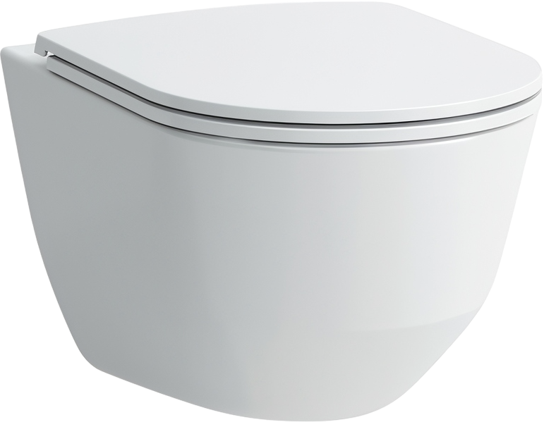 Унитаз подвесной Laufen Pro Rimless 8.2096.6.000.000.1 с тонким сиденьем