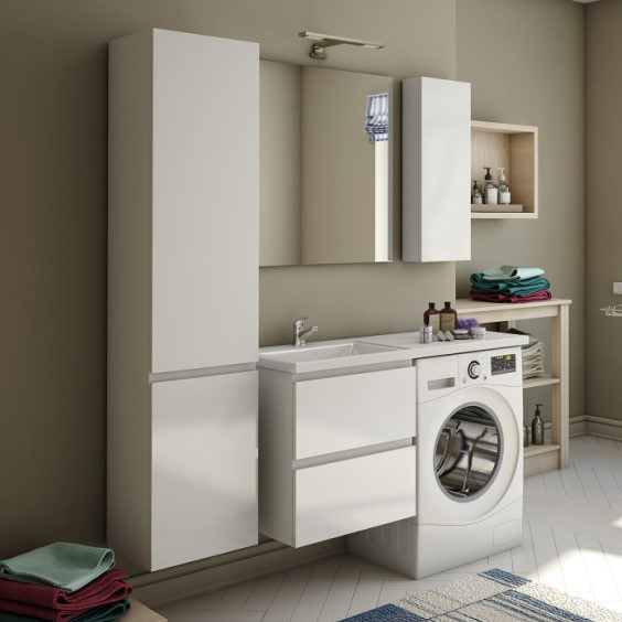 Мебель для ванной комнаты Эстет Dallas Luxe 100 L подвесная, 2 ящика