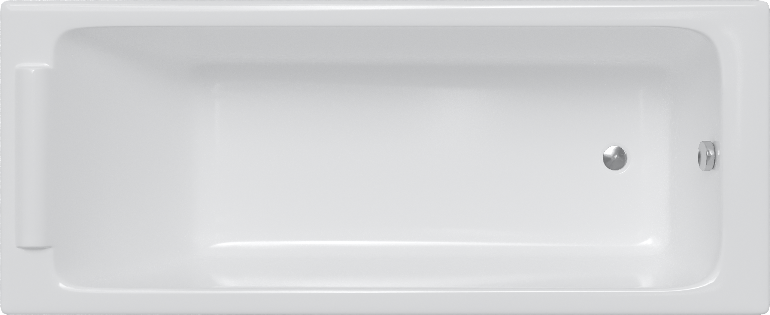 Чугунная ванна Jacob Delafon Parallel E2947-S-00 без опоры 170x70 см, встраиваемая, белая
