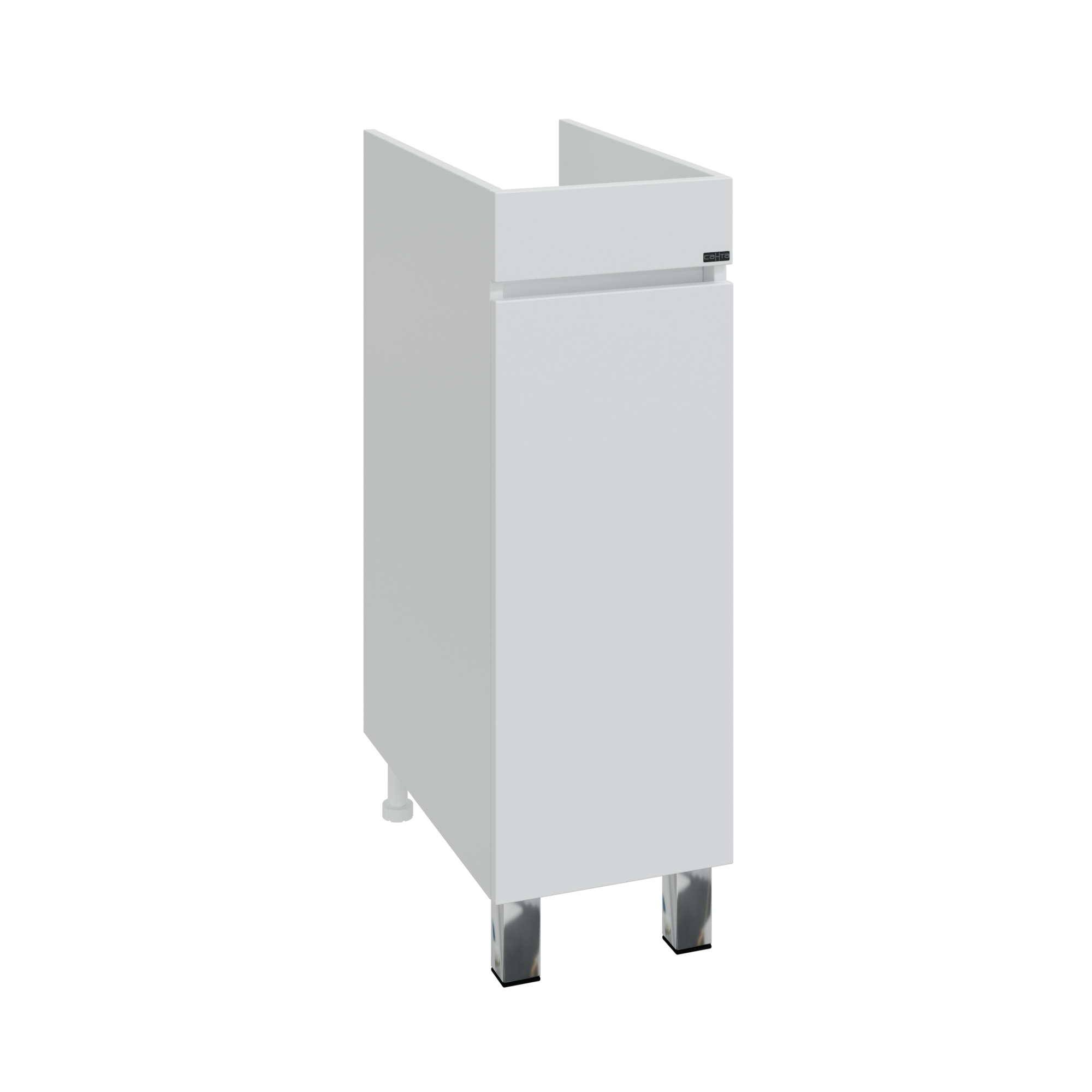 Тумба под раковину без столешницы СаНта Марс 29 напольная, для стиральной машины, белая