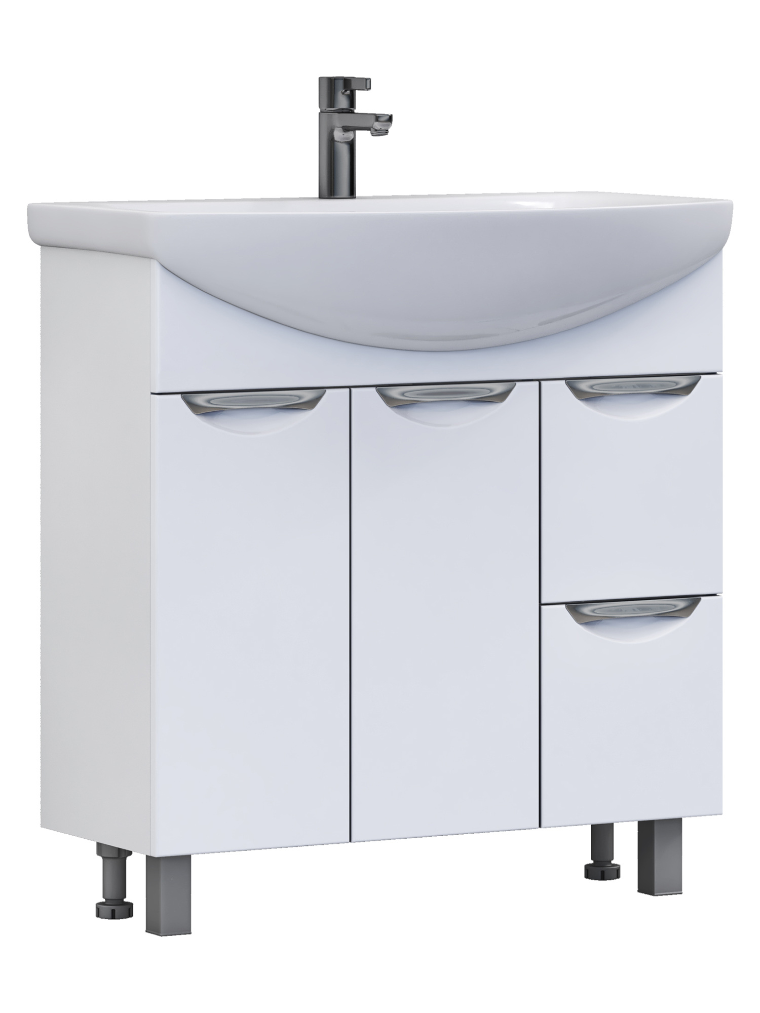 Тумба под раковину без столешницы Vigo Callao 80 2 дверцы, 2 ящика