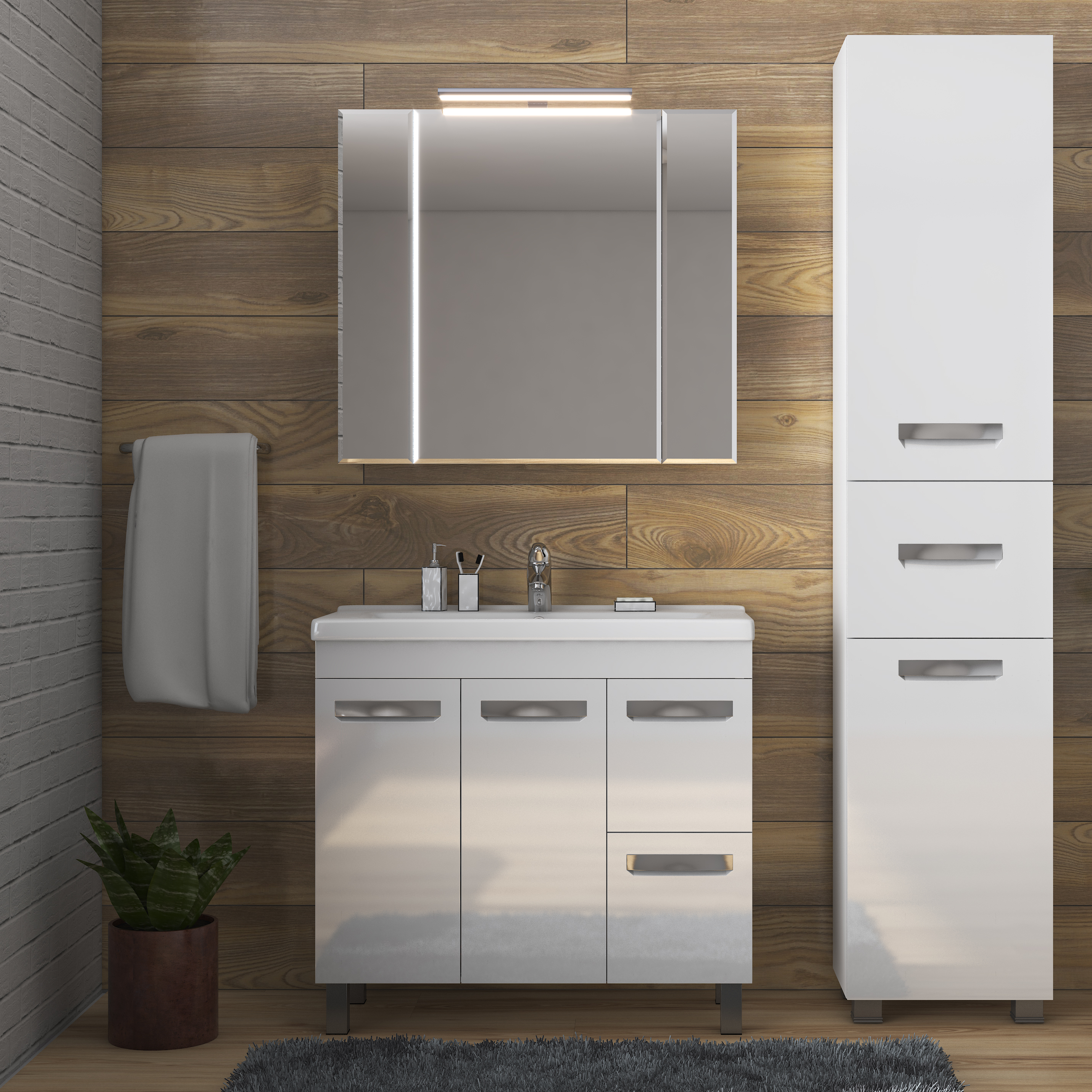 Мебель для ванной комнаты Vigo Plaza 80