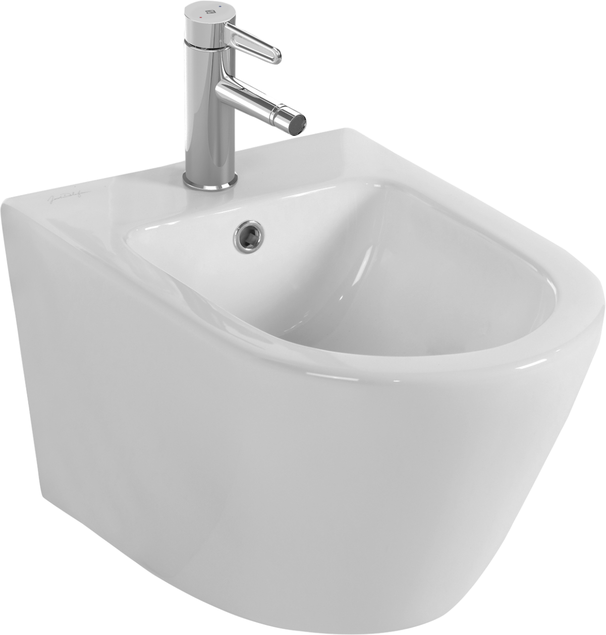 Биде подвесное Jacob Delafon Rodin+ EMJ0002-00 глянцевое белое