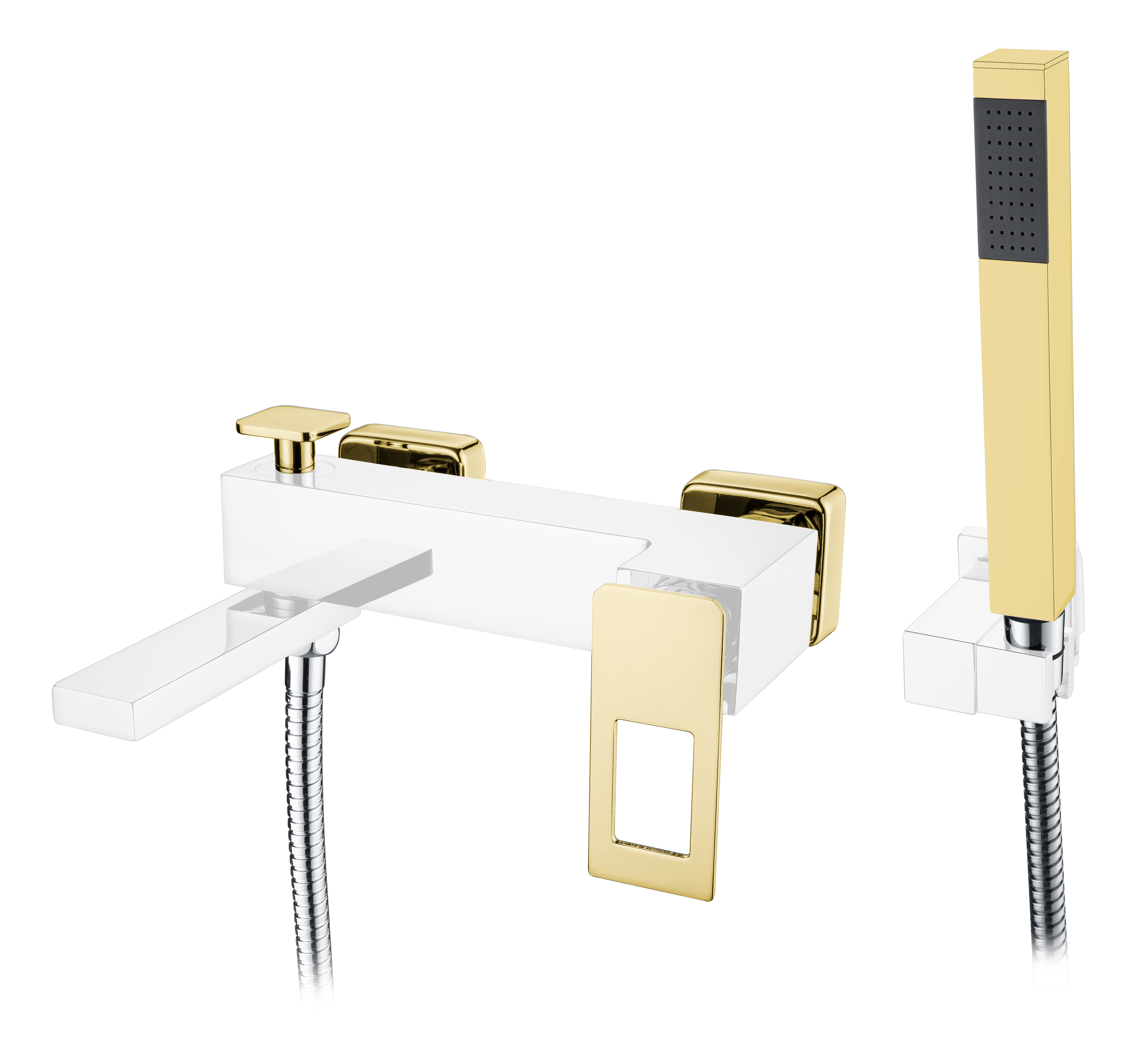 Смеситель для ванны с душем Boheme Q 143-WG