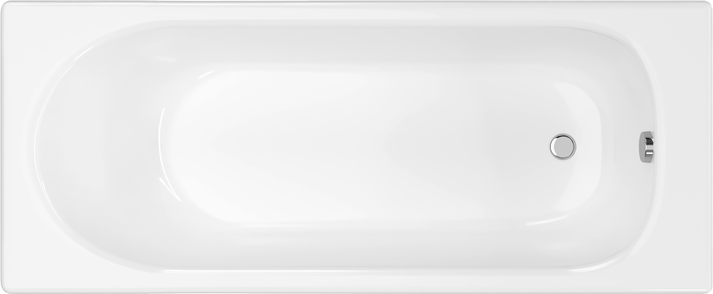 Чугунная ванна Jacob Delafon Soissons 170x70 см, встраиваемая, белая, на ножках