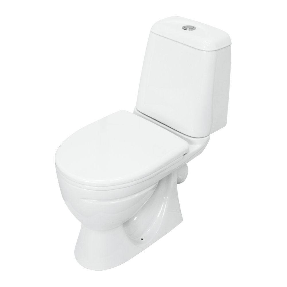 Унитаз-компакт напольный Sanita Идеал стандарт глянцевый белый