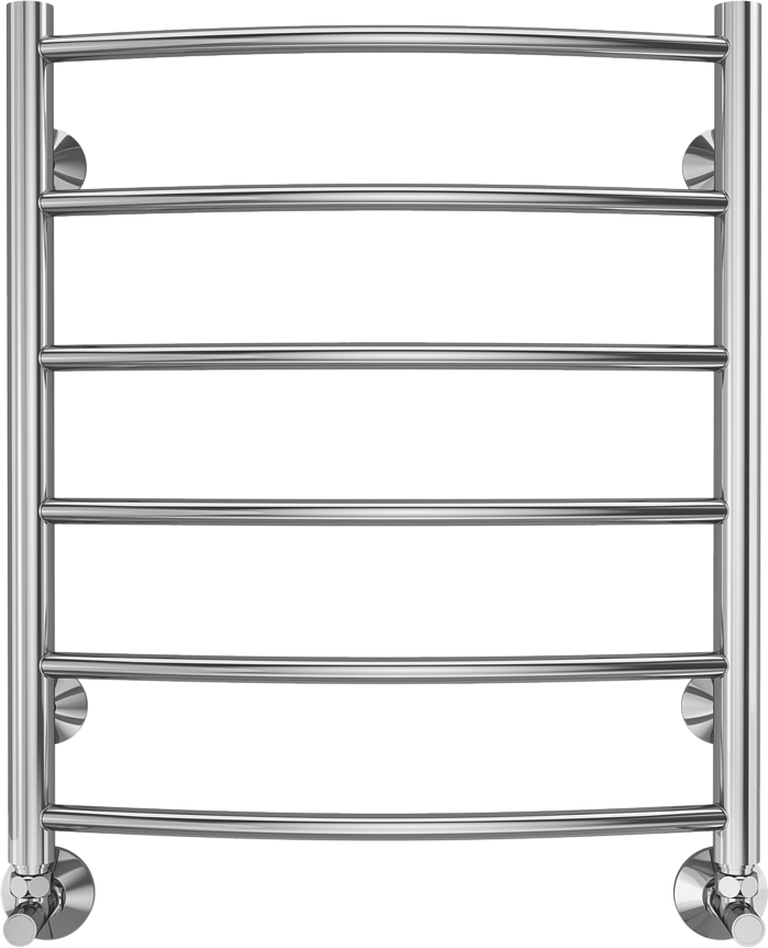 Полотенцесушитель водяной Terminus Классик П6 60x55 см, нержавеющая сталь полированная, лесенка