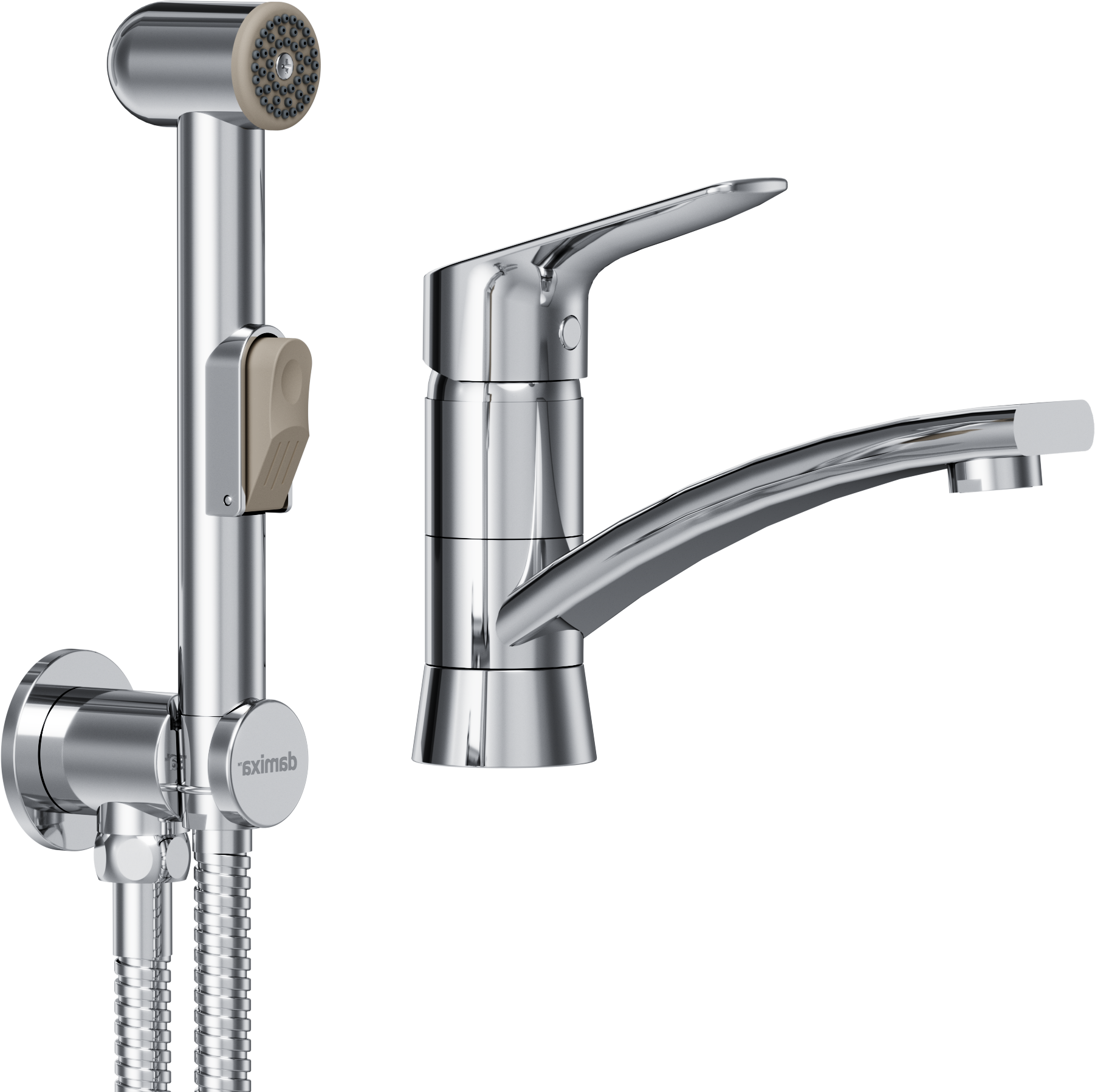 Комплект для раковины Damixa Galaxy DX7502300 с гигиеническим душем