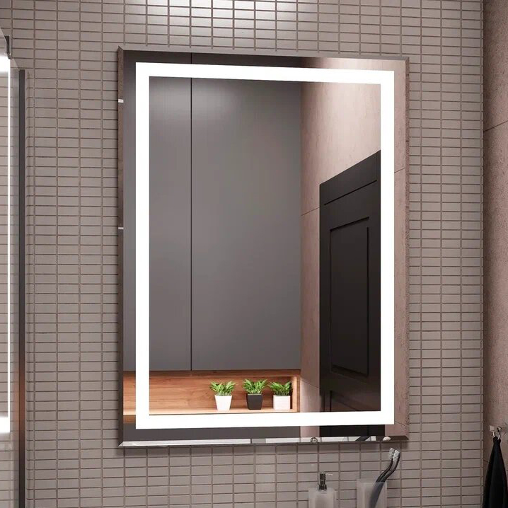 Зеркало CONTINENT Люкс 60х80 с подсветкой