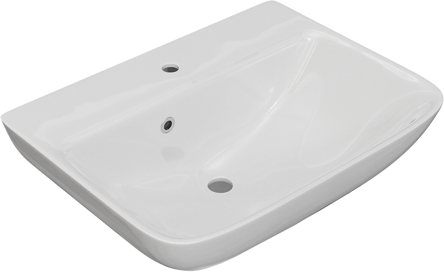 Раковина подвесная STWORKI Дублин K3501-0455-001-1-0000 44 белая, прямоугольная, фаянс