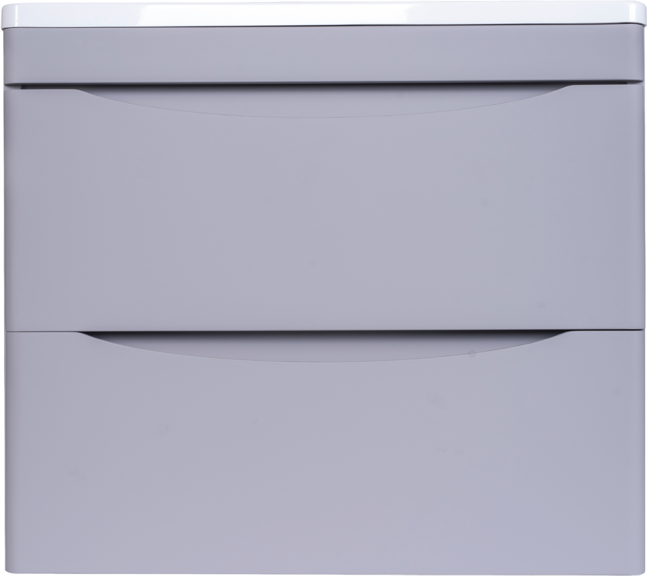 Тумба с раковиной Style Line Бергамо Мини 60 Люкс Plus подвесная, антискрейтч серая