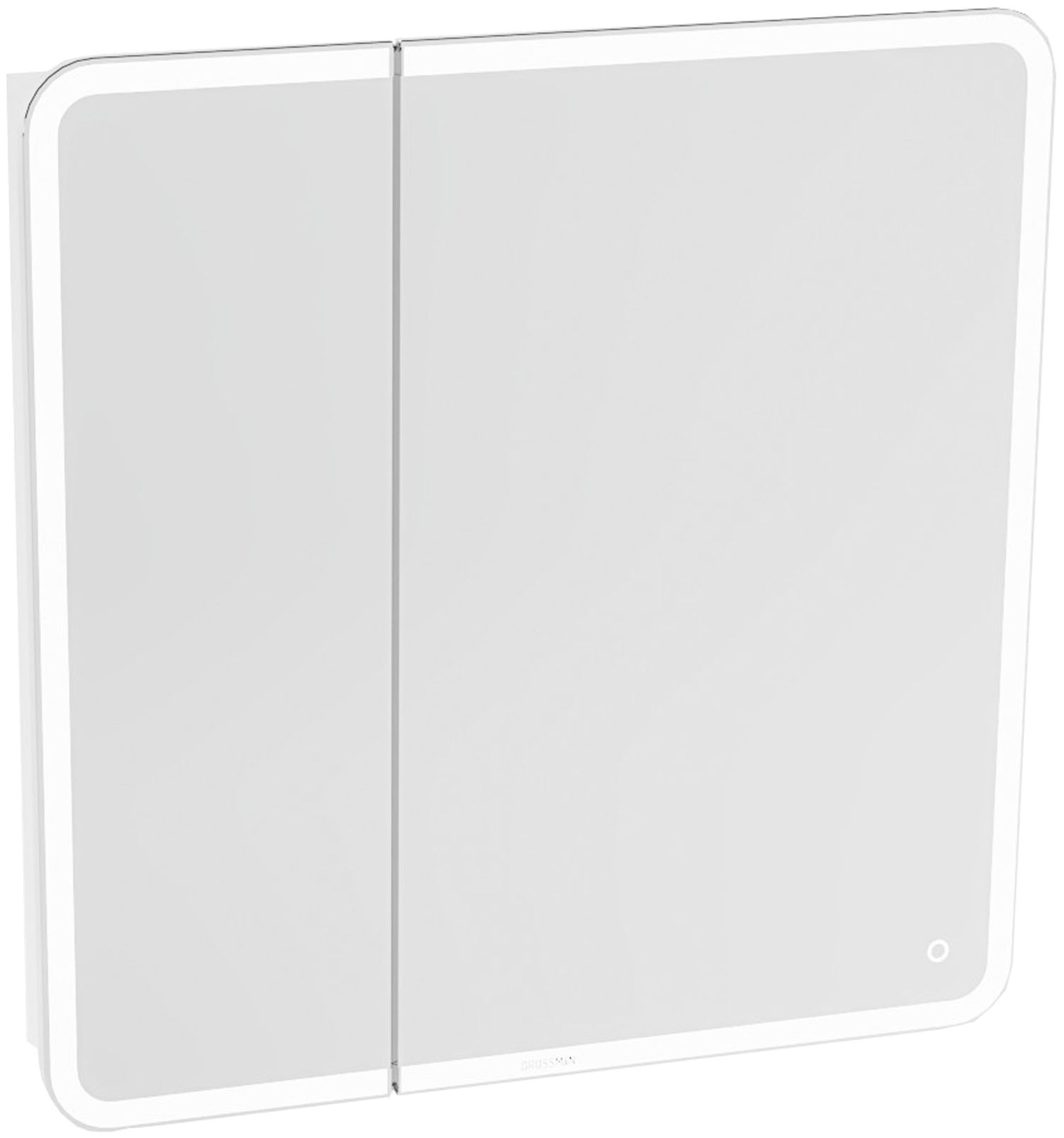 Зеркало-шкаф Grossman Адель 80 с подсветкой