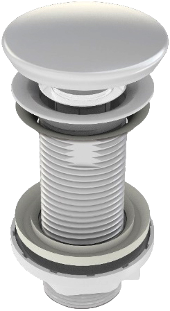 Донный клапан для раковины EWRIKA 8500385201 без перелива, матовый белый