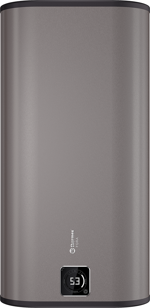 Накопительный водонагреватель Thermex Fora 80 электрический, 80 л, настенный, универсальная ориентация, глубокий серый