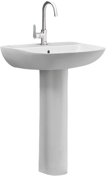 Раковина Grohe Bau Ceramic 39421000 альпин-белый, с пьедесталом