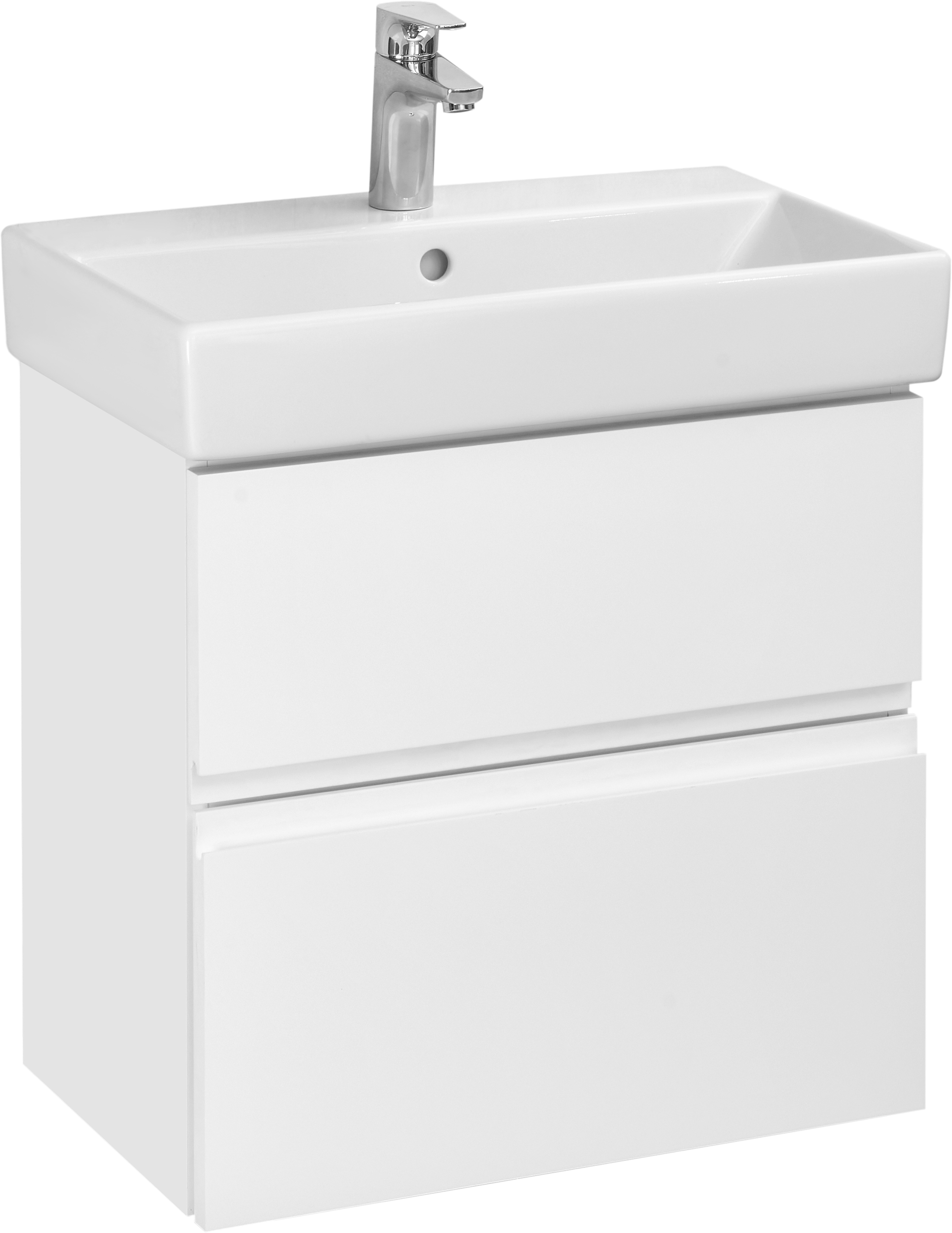 Тумба с раковиной Roca Oleta 60, белая матовая