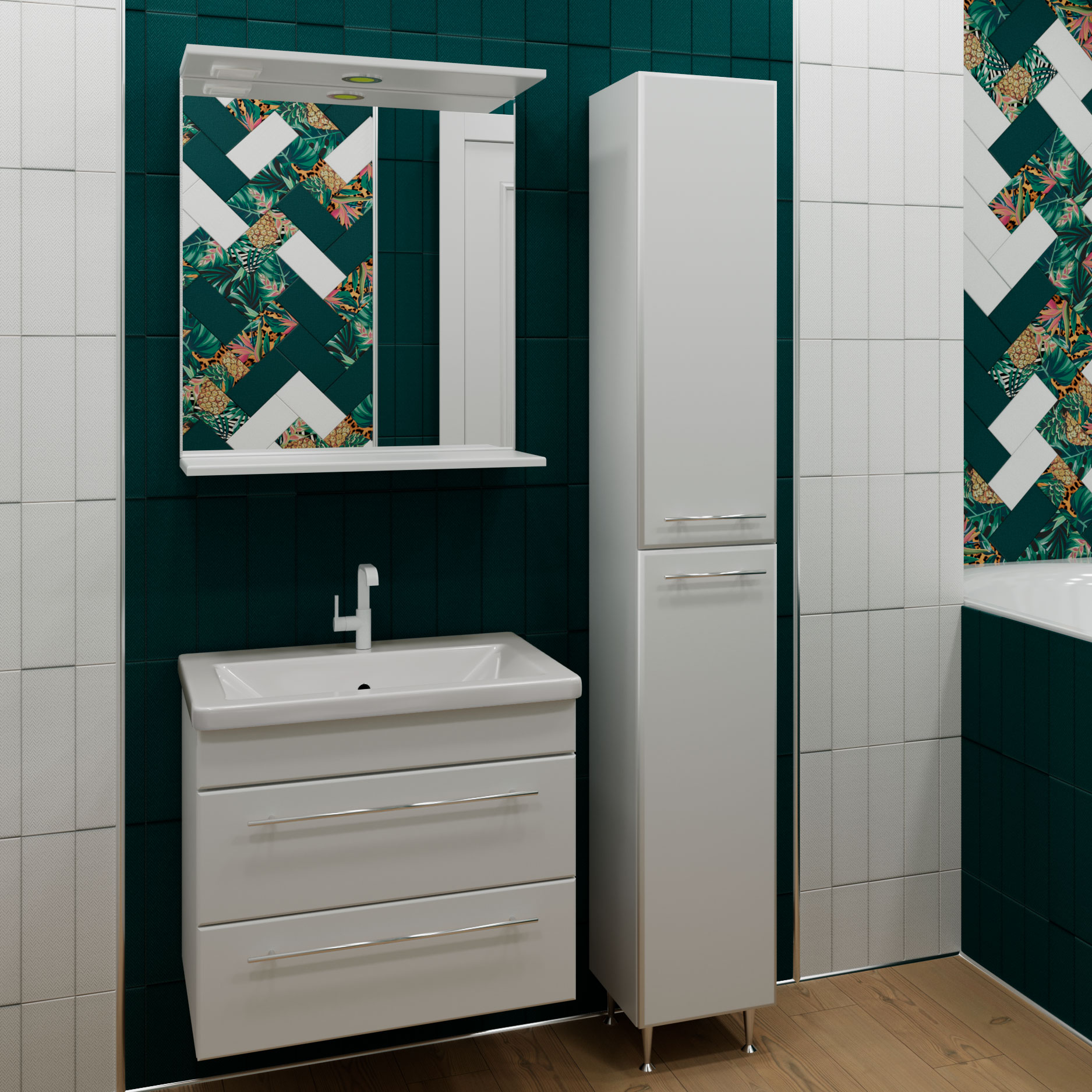 Мебель для ванной комнаты Stella Polar Ванесса 60 подвесная