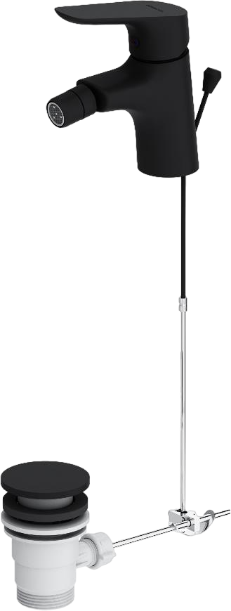 Смеситель для биде Damixa Jupiter 770240300 черный матовый