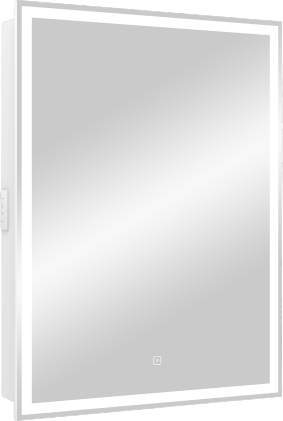 Зеркало-шкаф CONTINENT Allure 60х80 R с подсветкой