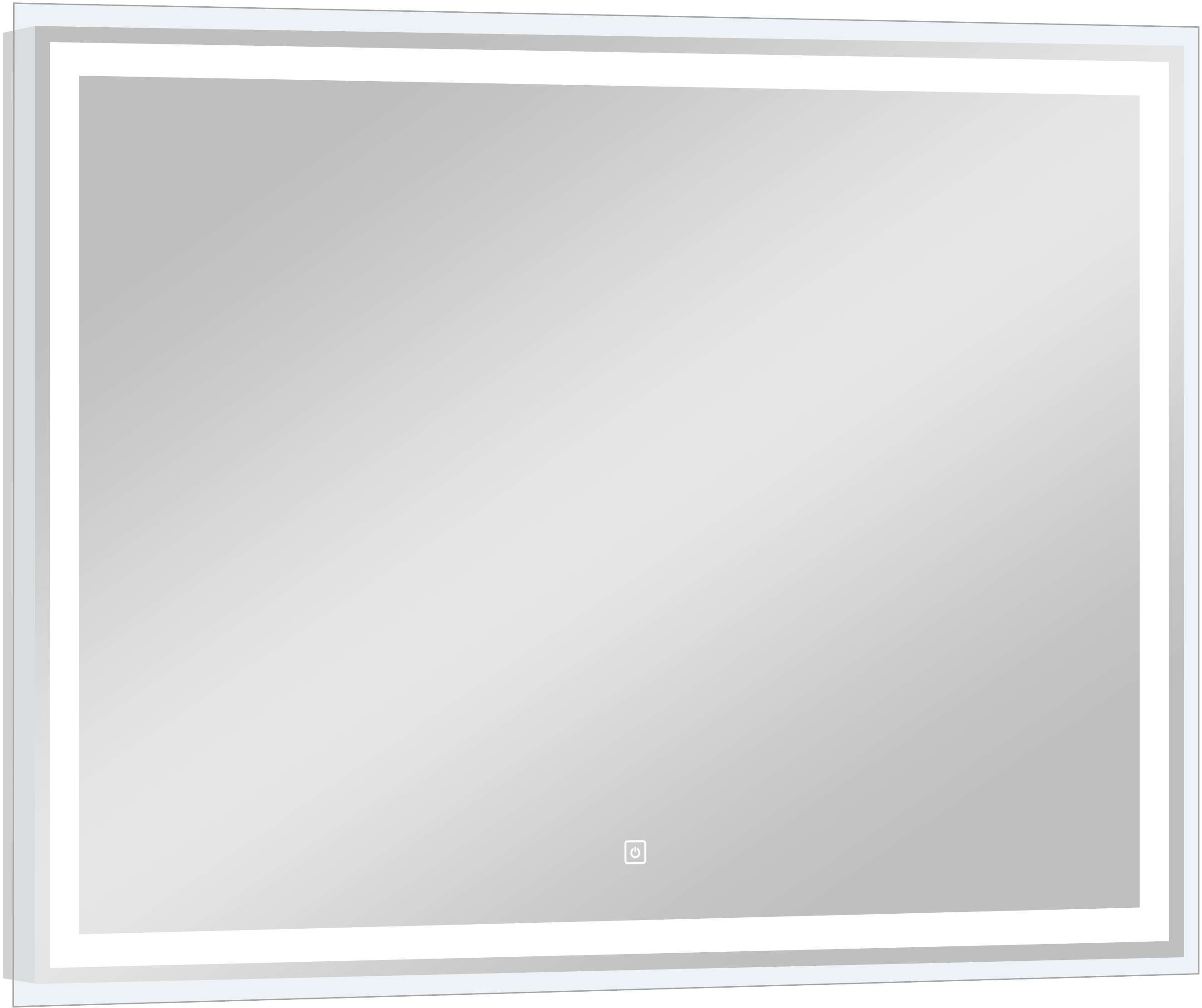 Зеркало CONTINENT Fancy 80х60 с подсветкой