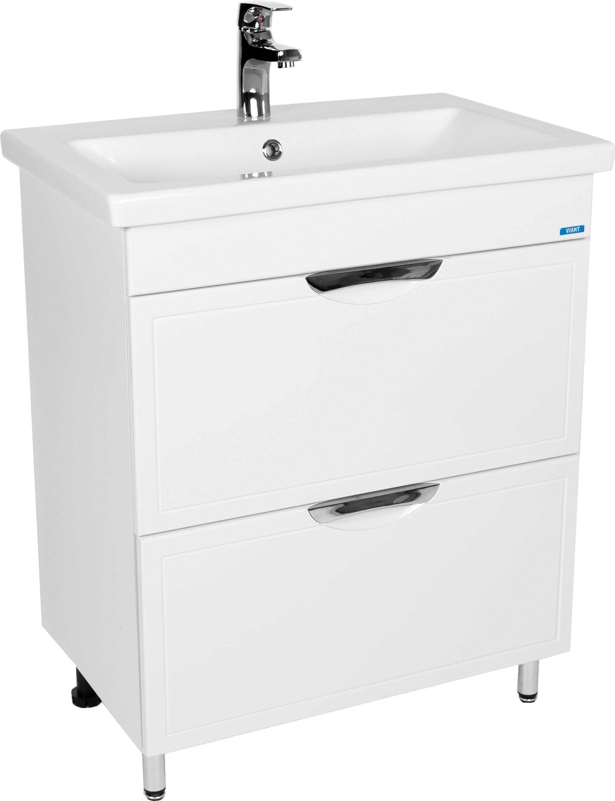 Тумба под раковину без столешницы VIANT Лима 60 напольная, 2 ящика