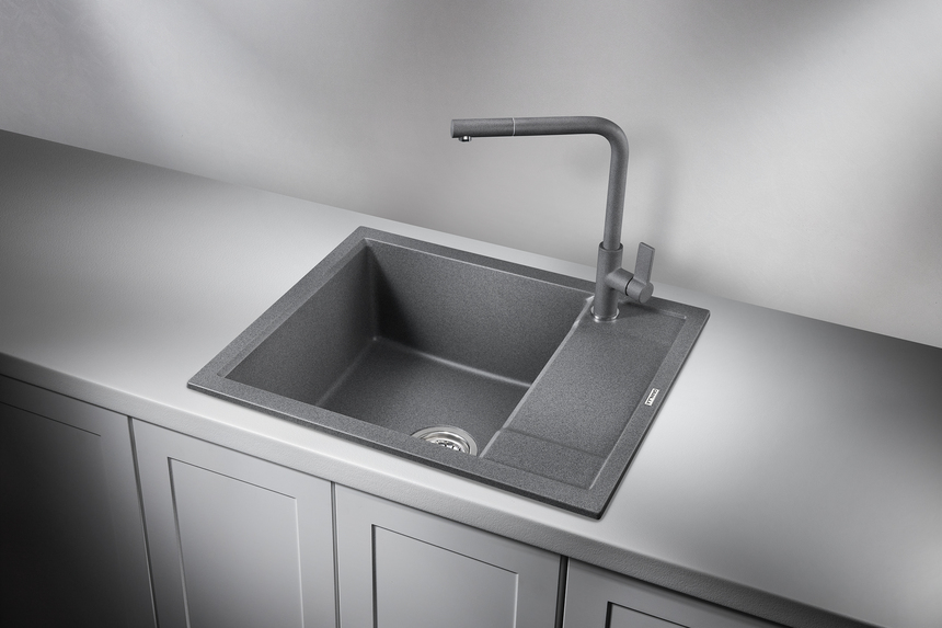 Мойка кухонная Granula 6002, графит