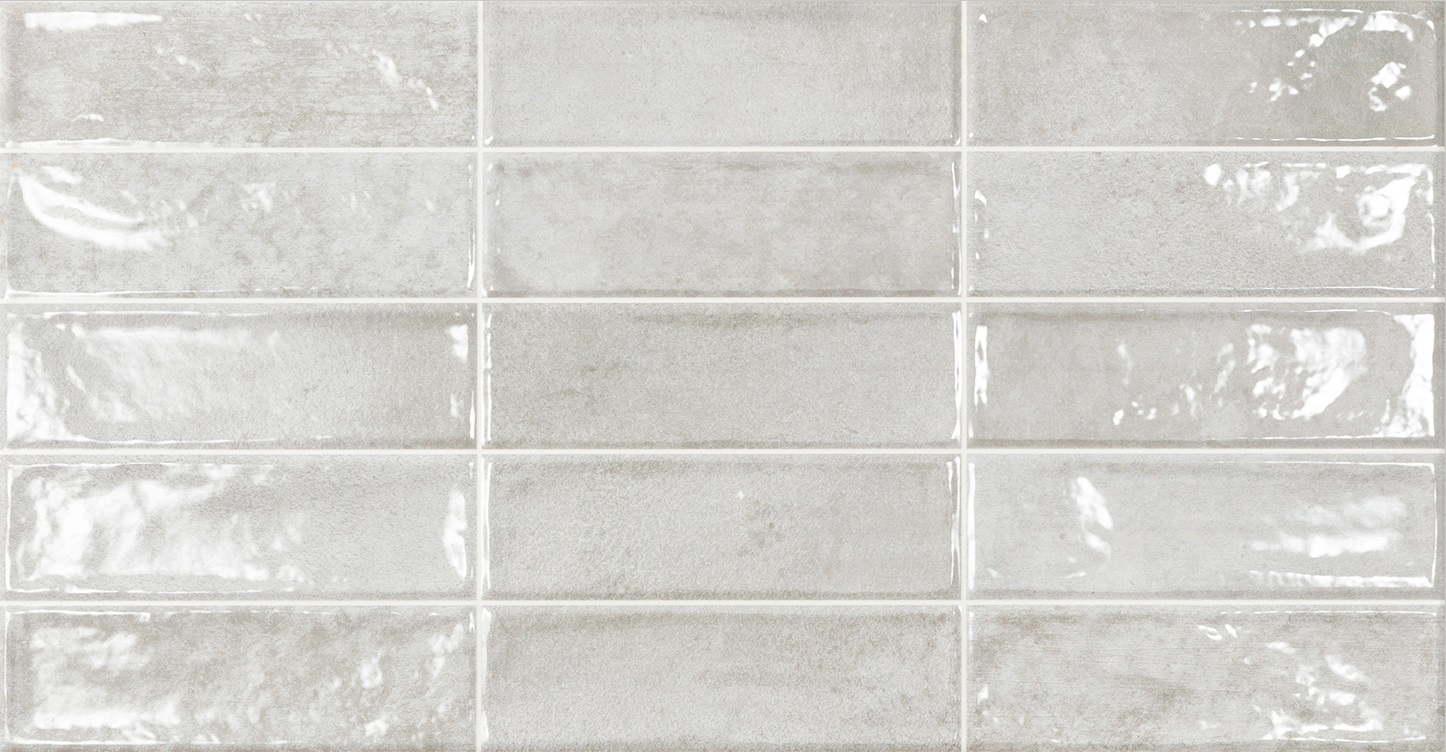 Керамическая плитка настенная Ecoceramic Pool Grey глянцевая, 31,6x60