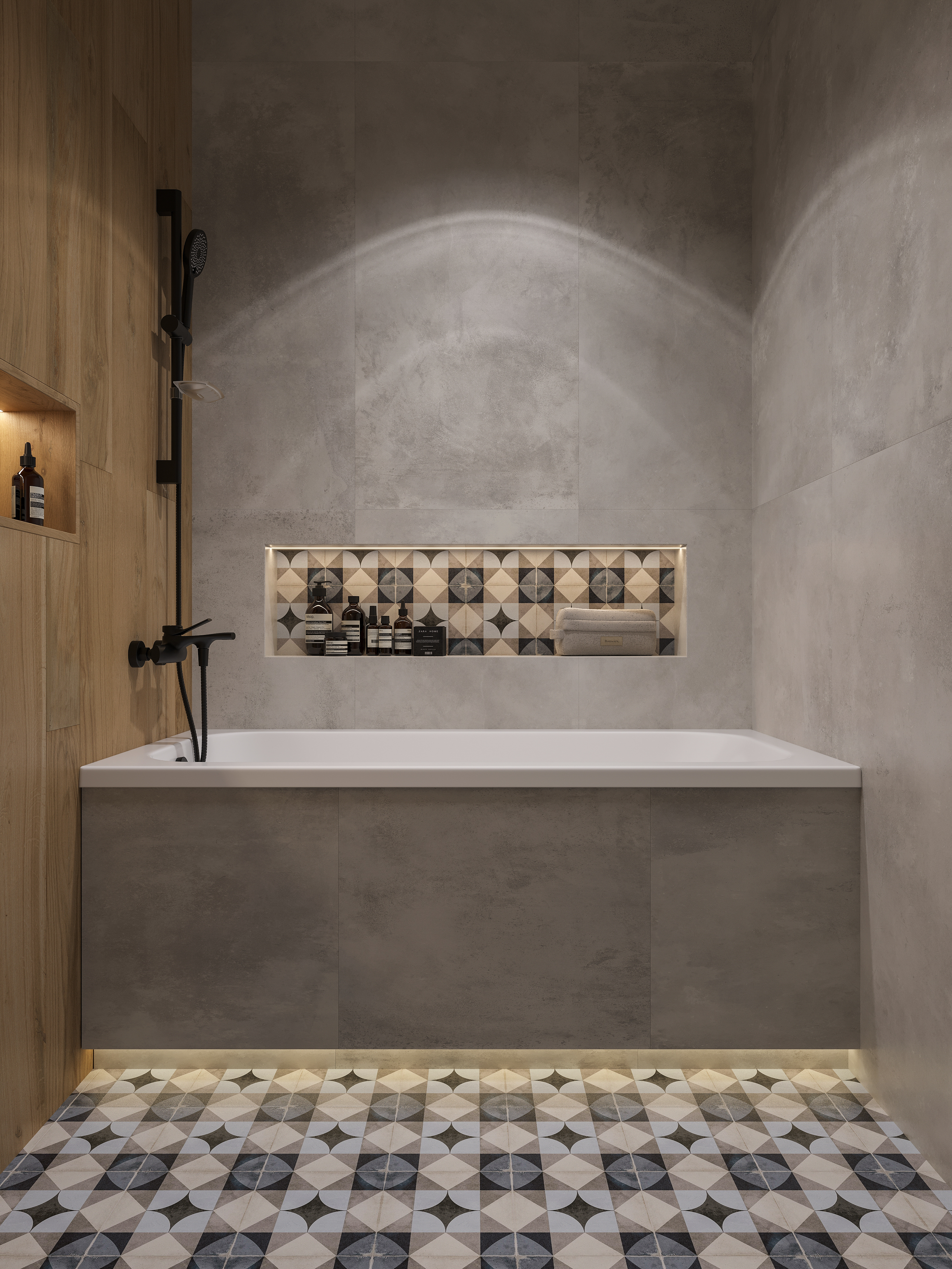 Душевой гарнитур STWORKI Вестфолл WH627-MB черный матовый