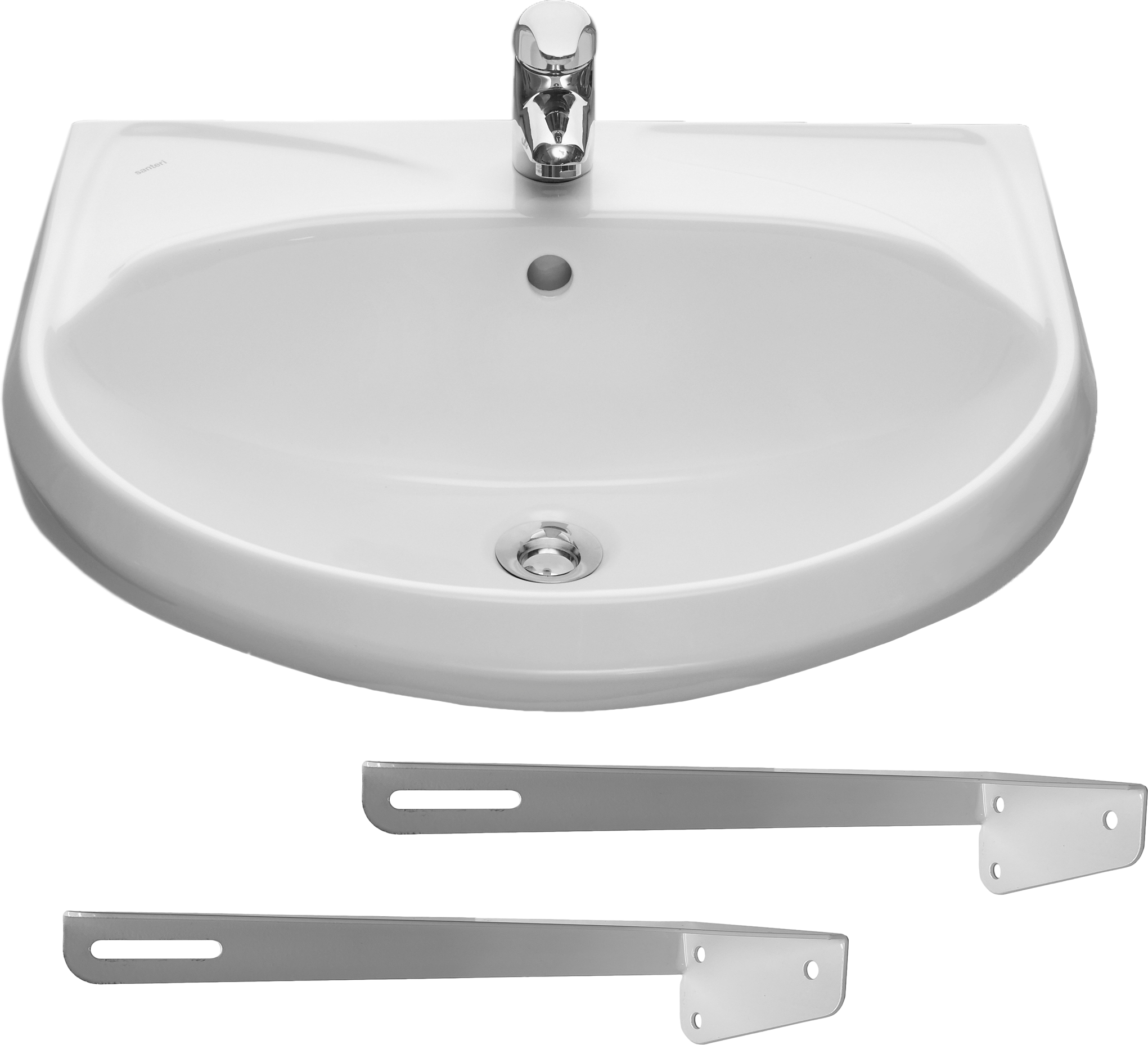 Раковина подвесная Santeri Вест 58 белая