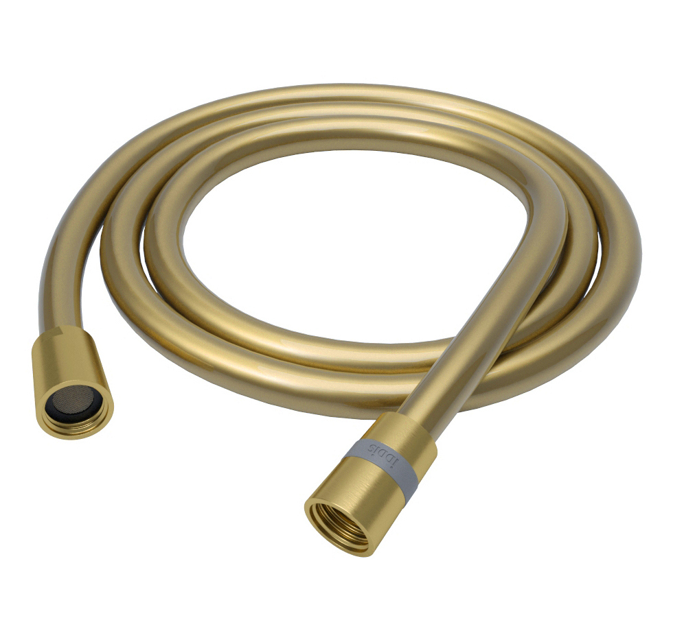 Душевой шланг IDDIS Optima Home 04P15MGi19 150 см, золото матовое