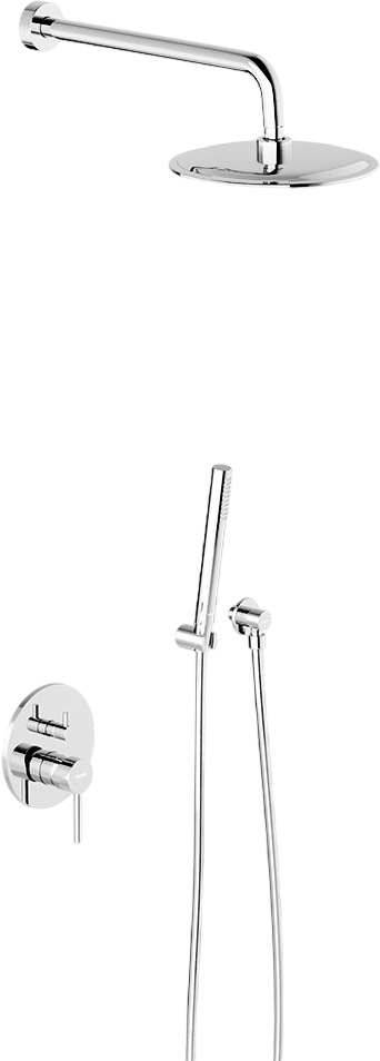 Душевой комплект Damixa Scandinavian Pure 936520000 С ВНУТРЕННЕЙ ЧАСТЬЮ, хром