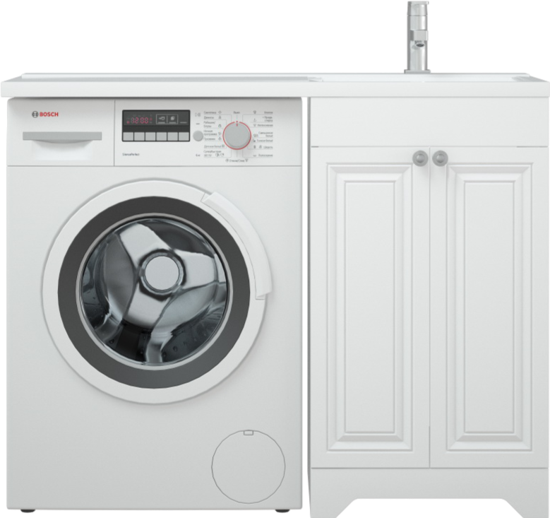 Тумба с раковиной Corozo Леон 110 под стиральную машину R