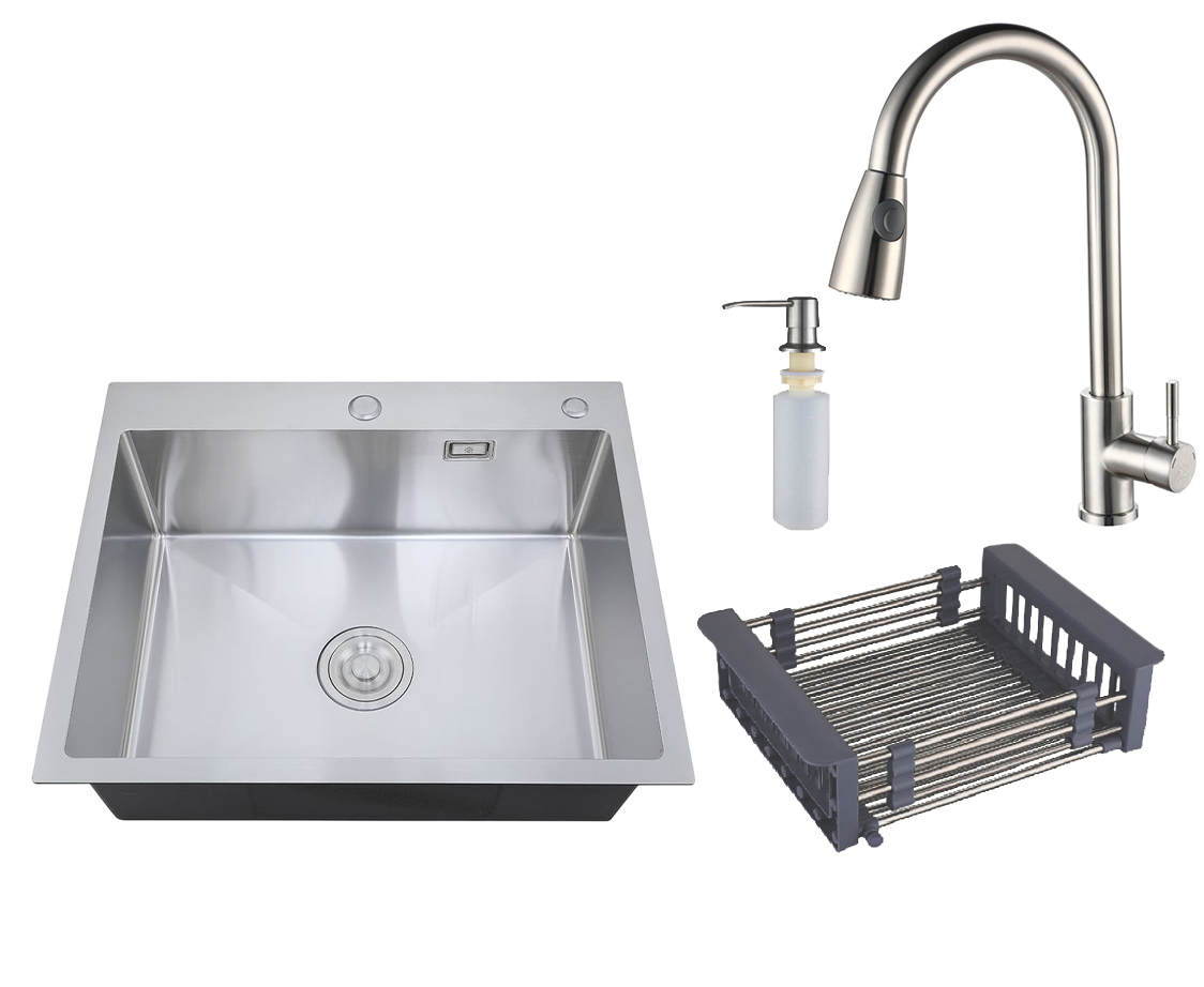 Комплект Мойка РМС MR-6050 + Смеситель SUS124-017F-2