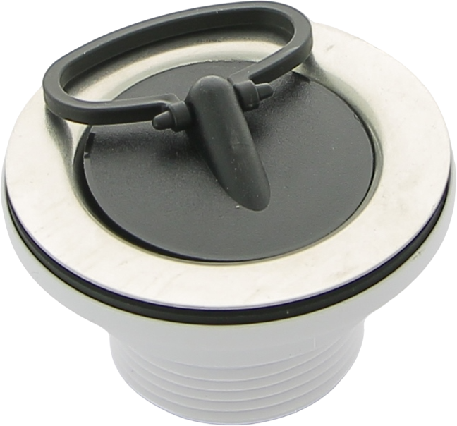 Выпуск для раковины McAlpine MRWW2 без перелива, хром, с пробкой