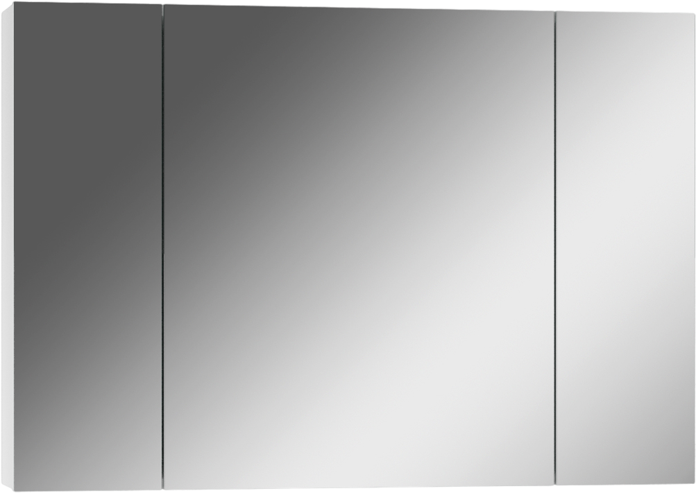 Зеркало-шкаф Айсберг Мечта 80 3 дверцы, белый