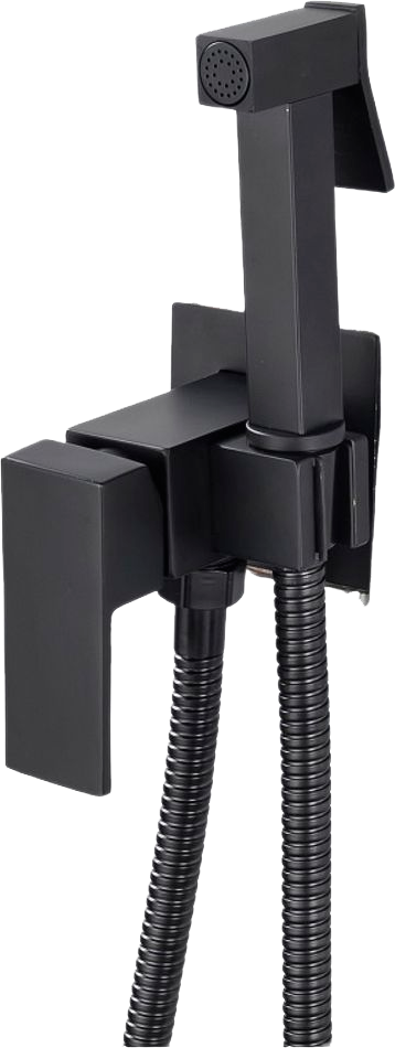 Гигиенический душ BOCH MANN Resia CK-P11B со смесителем, С ВНУТРЕННЕЙ ЧАСТЬЮ, черный матовый